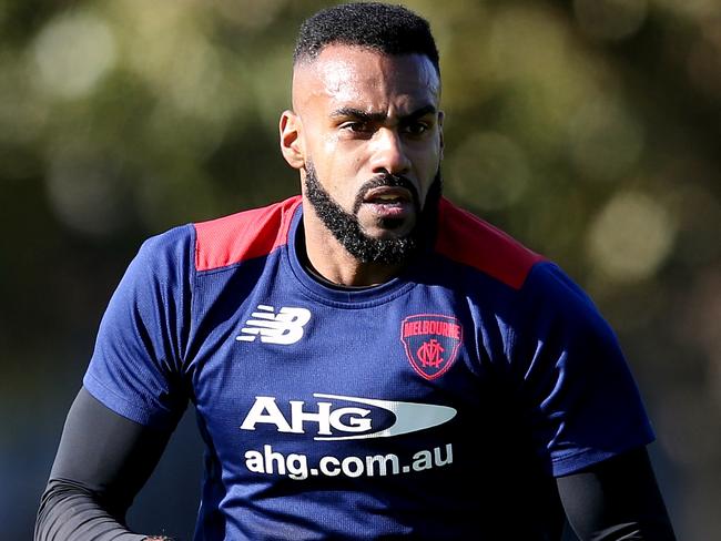 Melbourne training Heritier Lumumba Picture:Wayne Ludbey