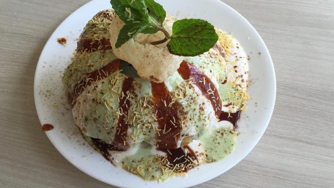 The Taj Bhavan’s Raj Kachori dish. Picture: Taste Cultural Tours