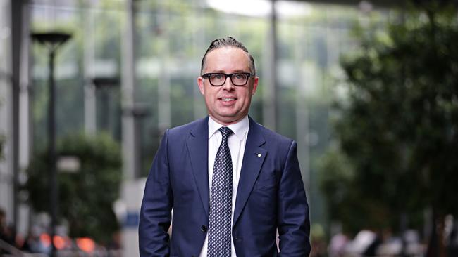 Qantas CEO Alan Joyce at Qantas head quarters in Mascot on the 21st of February 2019.  Qantas' released their half year financial results. Photographer: Adam Yip