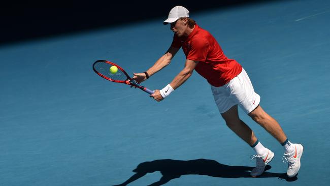 Canadian Denis Shapovalov is on the verge of the top 10. Picture: Paul CROCK/AFP