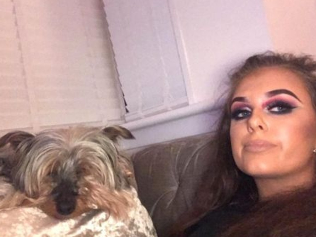 Emma McNulty was heartbroken following the death of her beloved dog. Picture: Emma McNulty
