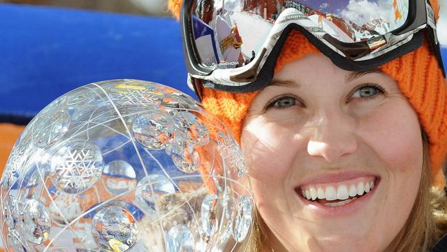 Best friend ... Canadian ski champ Sarah Burke was Torah’s closest friend, but tragically died in January 2012.