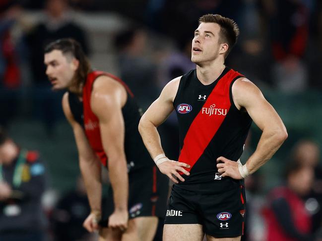 The Bombers fell away yet again late in 2024. Picture: Getty Images