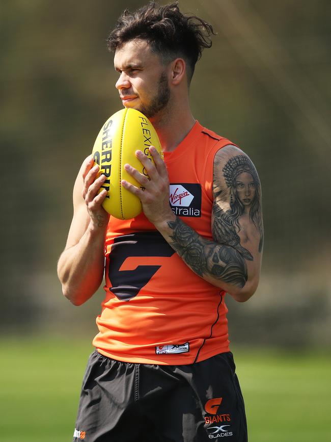 Zac Williams copped a minor injury in the first JLT game. Picture: Phil Hillyard