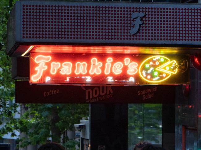 SYDNEY, AUSTRALIA - NewsWire Photos DECEMBER 11, 2022: Iconic Sydney rock n roll venue Frankie's Pizza threw it's farewell bash on Sunday 11 December, 2022,  after being forced to close its doors to make way for a new metro station.  Picture: NCA NewsWire / James Mort