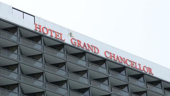 The case transmission at the Grand Chancellor hotel remains a mystery. Photographer: Liam Kidston