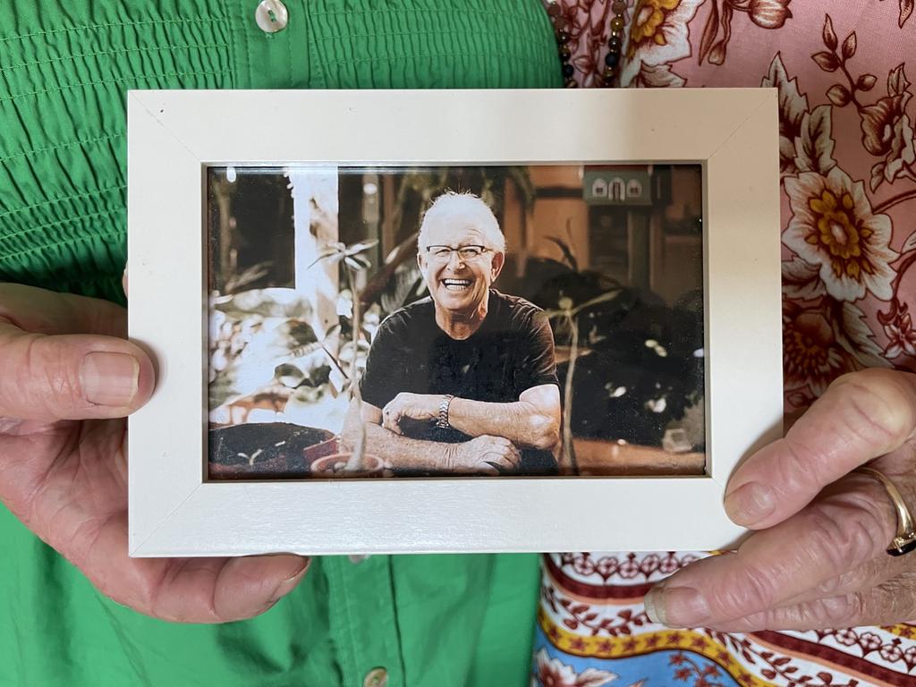 A treasured photo of Gerry Miltenburg, who died when the plane he was a passenger in crashed onto the beach at Ball Bay, north of Mackay, on Christmas Eve 2021. Picture: Janessa Ekert