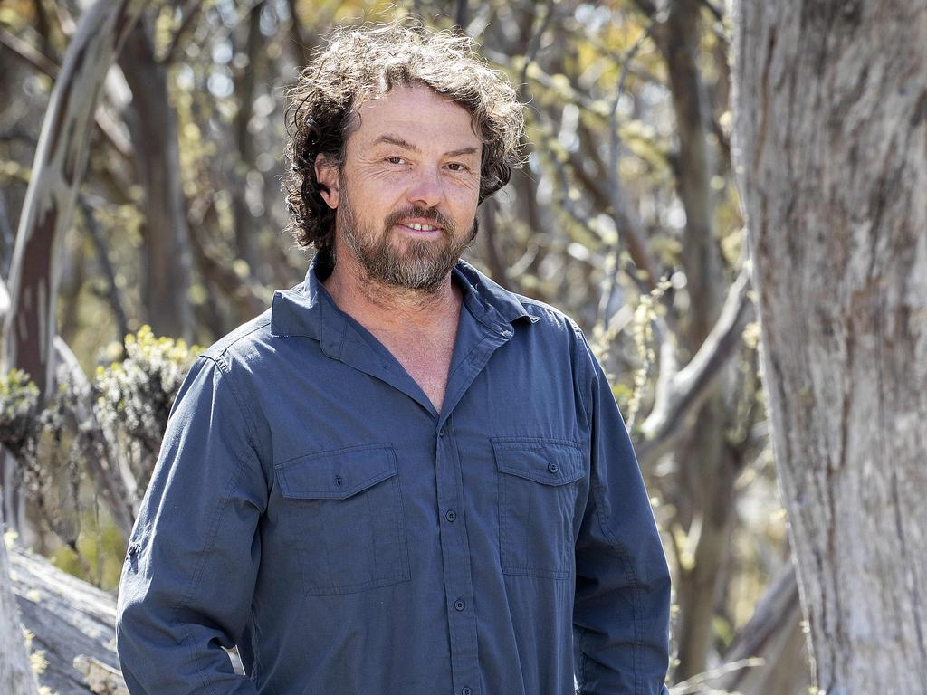 Tasmanian conservationist Dan Broun at The Lost World, kunanyi/ Mount Wellington. Picture: Chris Kidd