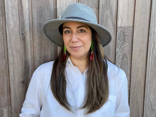 Trinidad Roldan Rojas has enjoyed exploring her connection to Tasmania and Chile through her art. Picture: Supplied