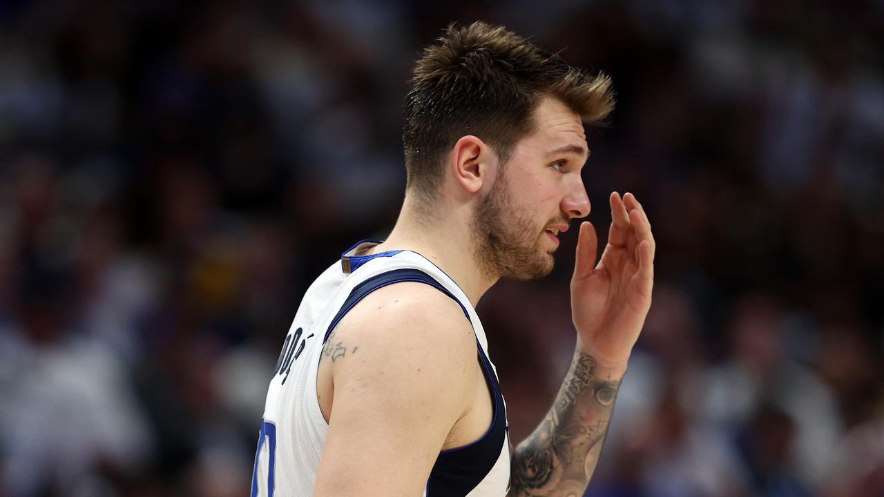 Luka Doncic of the Dallas Mavericks. Photo by Tom Pennington/Getty Images