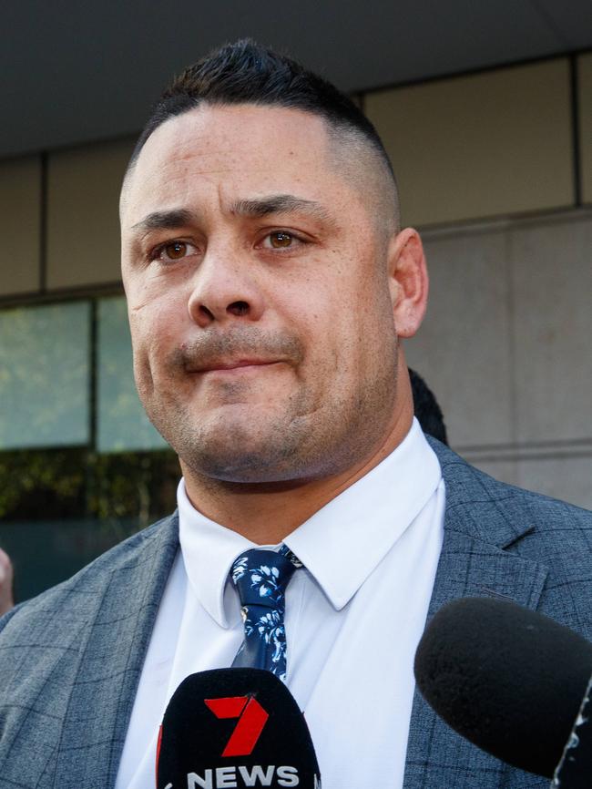 … another came as former NRL player Jarryd Hayne. Picture: NCA NewsWire/David Swift