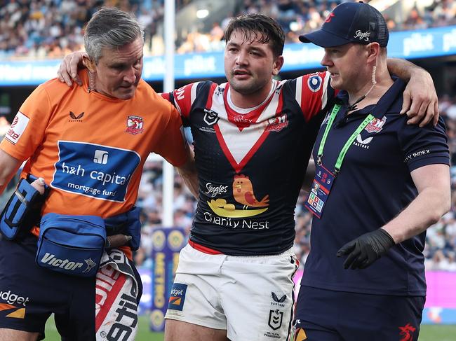 Brandon Smith is on the mend from an ACL injury. Picture: Cameron Spencer/Getty Images