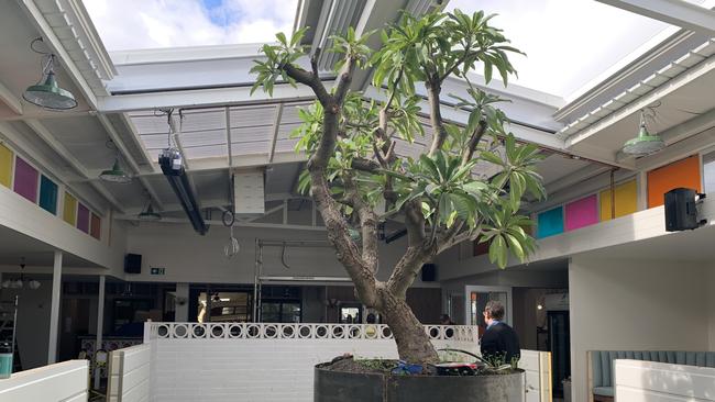 The courtyard area in the new Peninsula Hotel. Picture: Paula Thompson