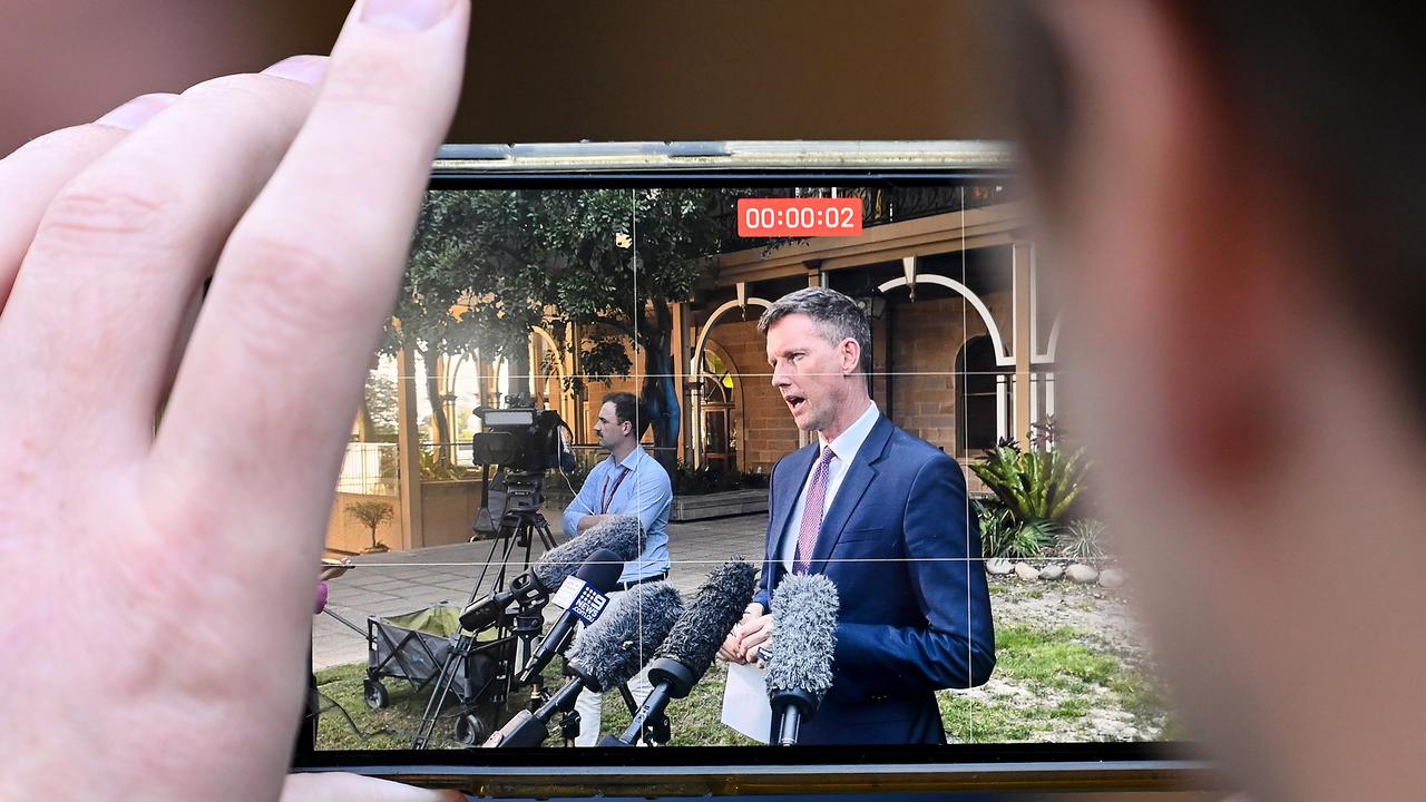 Mark Bailey faces media amid calls to resign over hidden $2.4b blowout ...