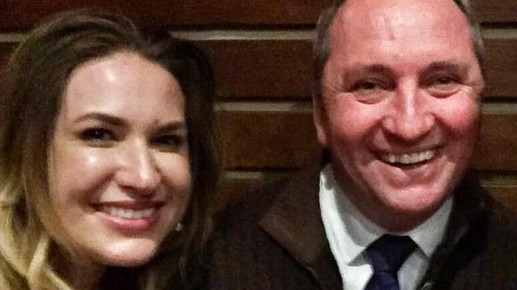 Vikki Campion and Barnaby Joyce. Source: Facebook