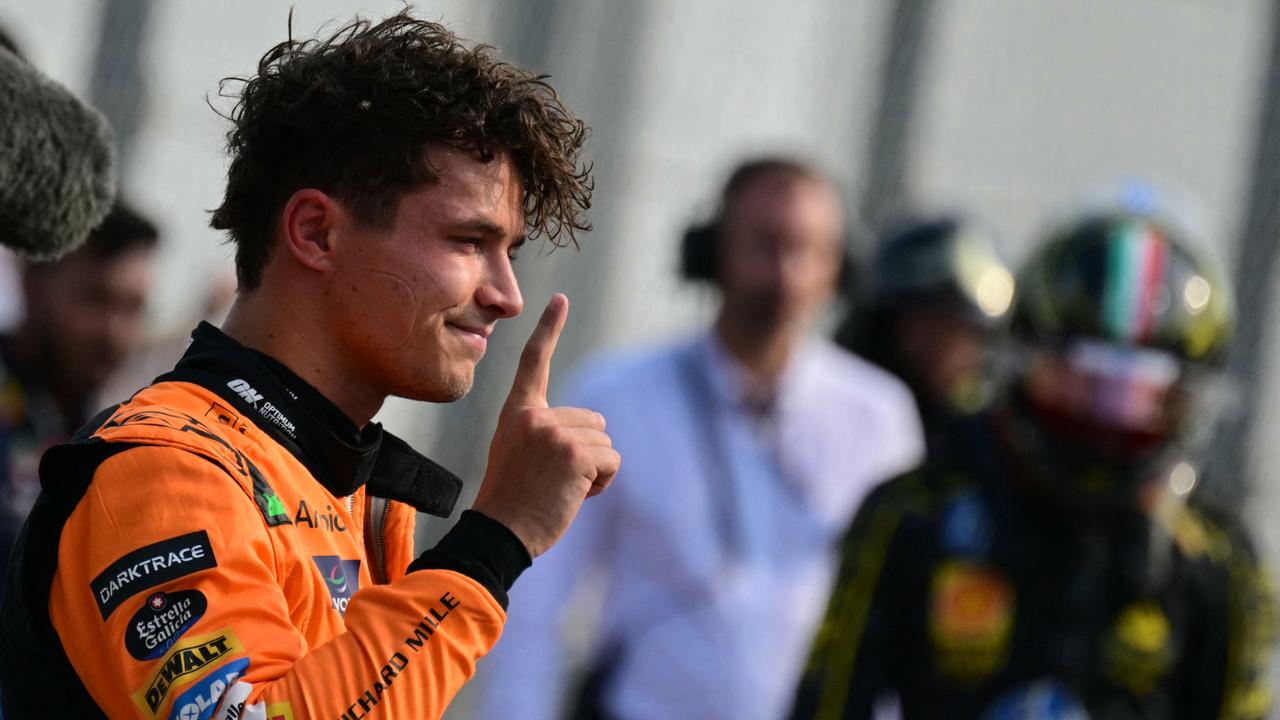 McLaren's British driver Lando Norris. Photo by Andrej ISAKOVIC / AFP