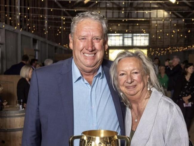 Andrew Batson and his wife, Jen. Mr Batson is being remembered as a wonderful man and respected community member across Geelong and the Bellarine. Photo: Supplied.