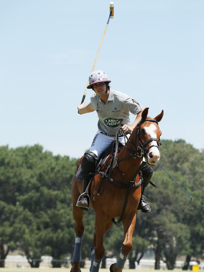 International Polo Player Mariano Gracida pictured in Centennial Park Sydney ahead of the Land Rover Polo in the City series taking place in Sydney and around Australia this month. Picture: David Swift.