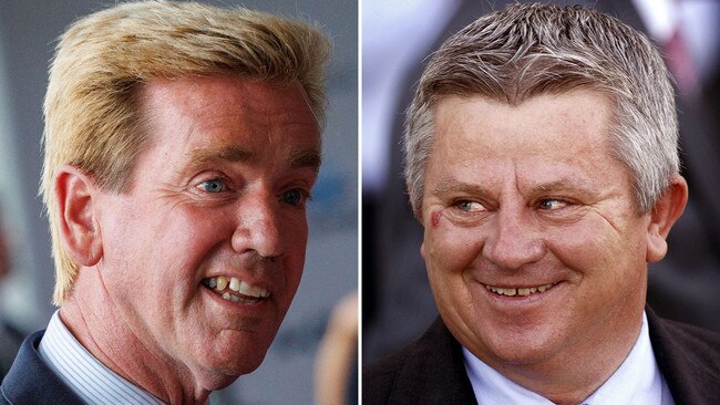Ray Thomas (left) and Ron Dufficy. Pictures: File