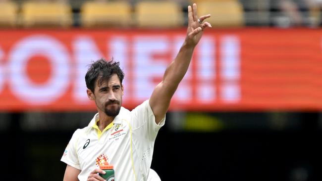 Mitchell Starc has feasted on South Africa’s top order this Test. Picture: Getty