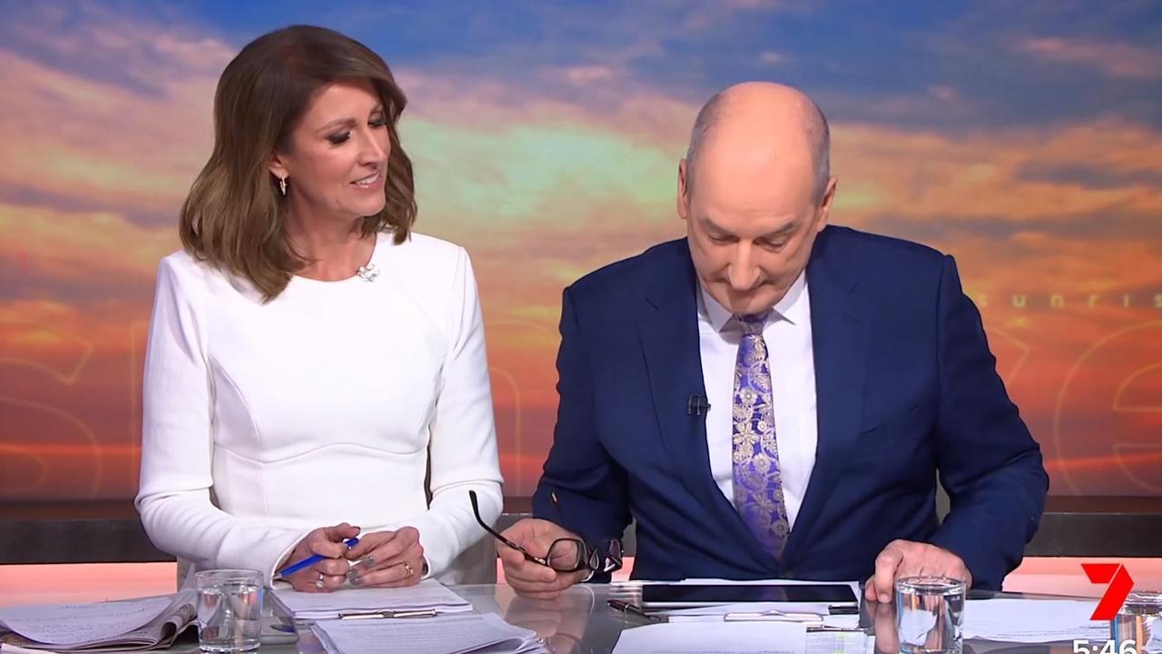 Kochie reads out his texts from Karl.