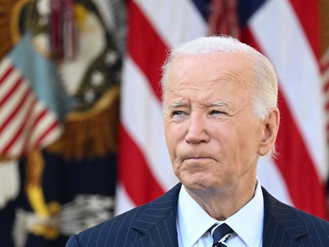 (FILES) US President Joe Biden addresses the nation from the Rose Garden of the White House in Washington, DC, November 7, 2024, after Donald Trump won the presidential election. Former US president Joe Biden has been diagnosed with an 