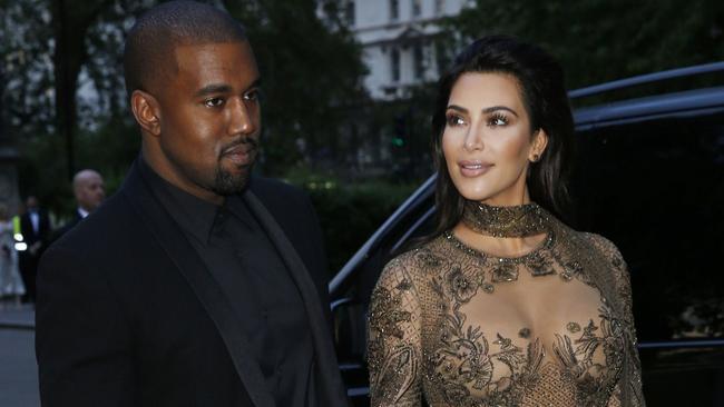 Kim and Kanye front up to the Vogue 100 Galal Dinner. Picture: Rex Features / Splash News