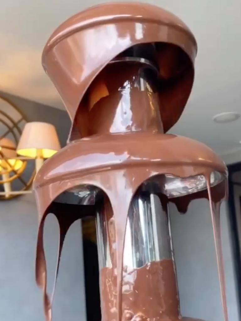 Hennessy’s brunch has free flowing chocolate. Picture: Instagram