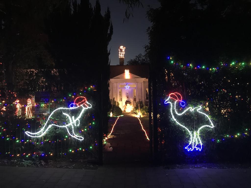 The Rossington Lights at 22 Rossington Ave, Myrtle Bank. Picture: Jamie Taylor