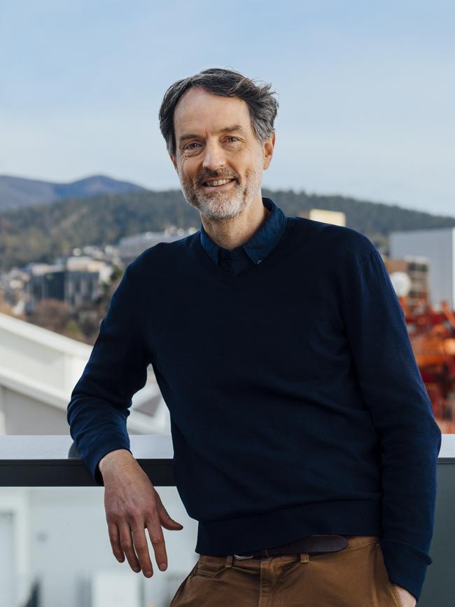 University of Tasmania Vice-Chancellor Rufus Black. Picture: MITCH OSBORNE