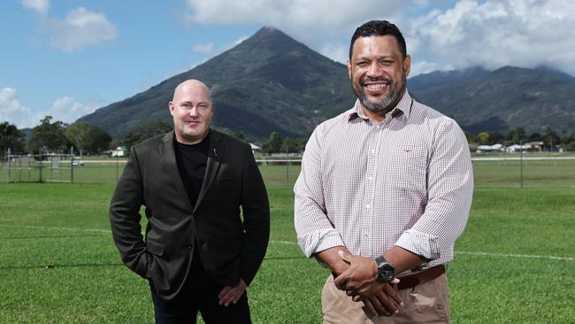 After announcing his retirement, Member for Mulgrave, Curtis Pitt has backed Cairns actor, screenwriter and producer Aaron Fa'Aoso to replace him as the Labor candidate in the upcoming Queensland state election. Picture: Brendan Radke.