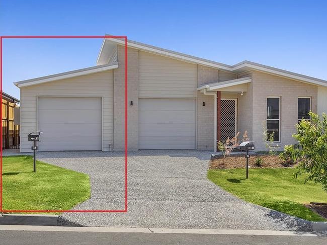 A one-bed Pimpama duplex it was suggested the family might be moved to.