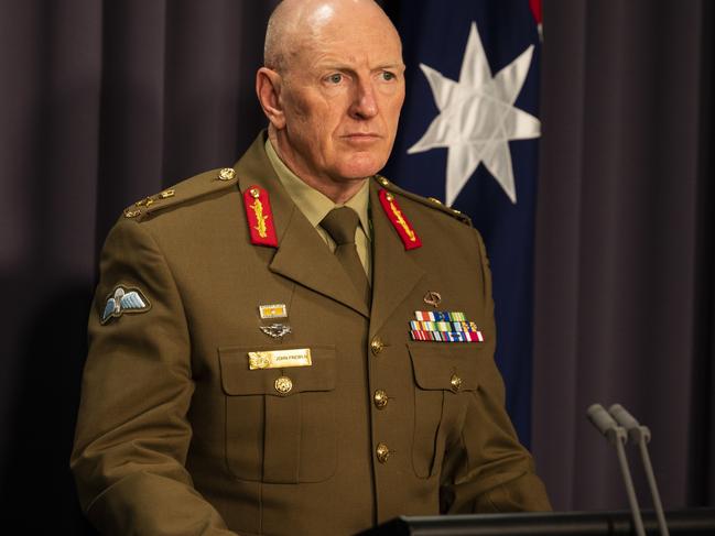 Lieutenant General John Frewen. Picture: NCA NewsWire / Martin Ollman