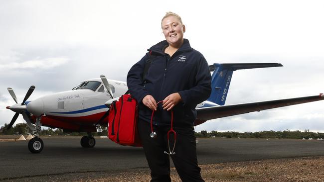 For Primary health nurse Abbey Barrett, the purpose of the clinic is simple: “The more we do to manage these communities, reduces the amount of retrevials that we need to do.” Picture: Jonathan Ng