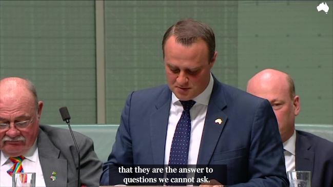 Tim Wilson proposes in parliament