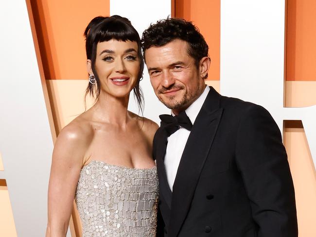 Katy Perry with her husband Orlando Bloom. Picture: Taylor Hill/FilmMagic