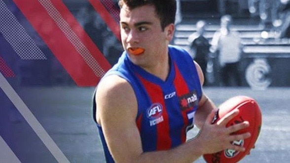 Nick Stathopoulos playing for Oakleigh Chargers last year.