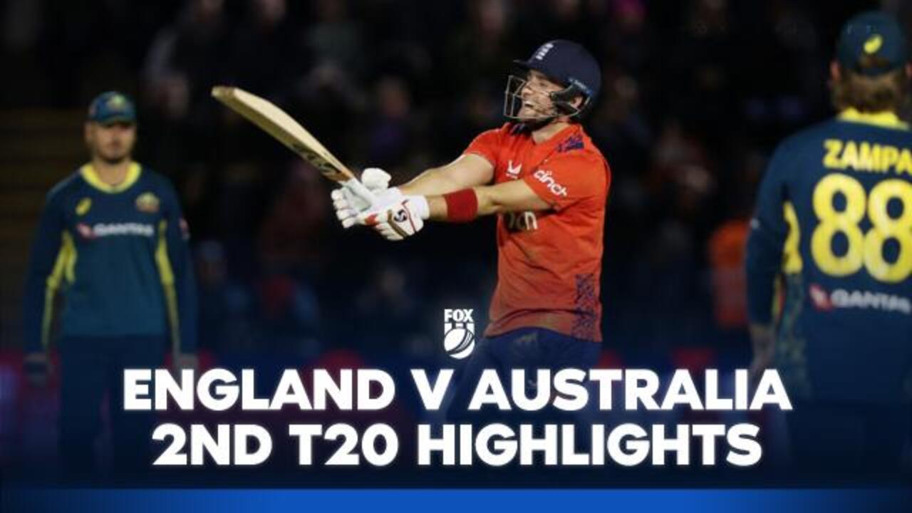 England v Australia 2nd T20 Highlights