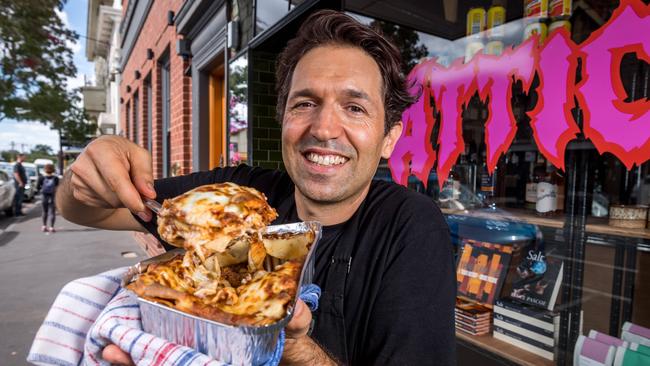 Ben Shewry has sold takeaway meals outside his Ripponlea restaurant, Attica. Picture: Jake Nowakowski.