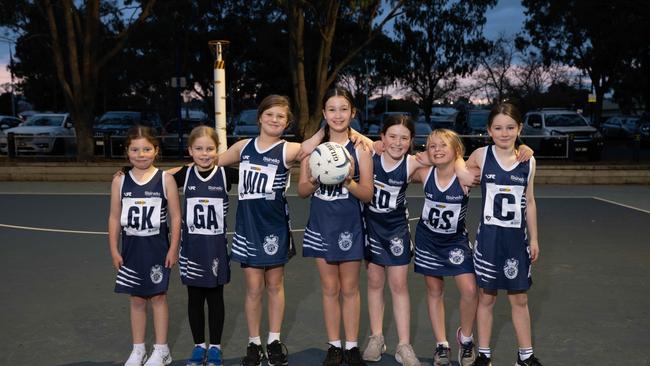 Lara White under-11 netball team.