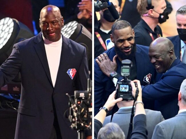 Michael Jordan stole the show at the NBA All-Star game.