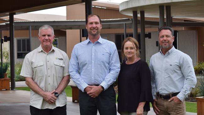 Chair of Oasis Townsville John Caligari, KAP Candidate for Mundingburra Michael Pugh, KAP Candidate for Townsville Margie Ryder and KAP Deputy Leader Nick Dametto.