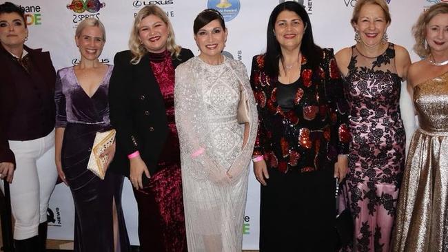 Dazzling MPs at the Queen's Ball in Brisbane. Picture: Instagram