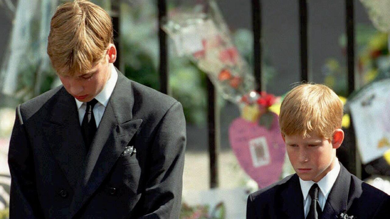 Prince Harry was just 12 when Diana, Princess of Wales, died. He has likened the “ruthless campaign” against Meghan to the scrutiny his mother faced. Picture: AP Photo.