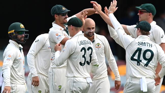 The Aussies have been forced to show serious fight. Picture: Getty Images