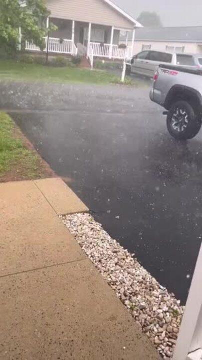Thunderstorms Drop Pea-Sized Hail in Southeast Pennsylvania