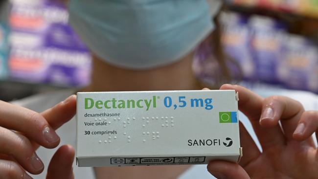 The steroid in this drug has been found to save the lives of one third of the most serious COVID-19 cases, according to trial results. Picture: bertrand Guay/AFP.