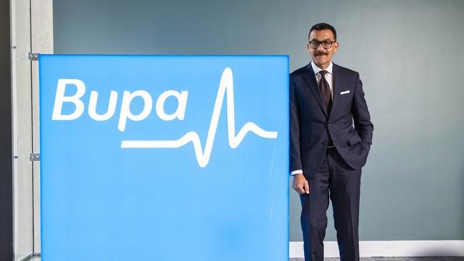 Bupa Asia Pacific chief executive Hisham El-Ansary says “on $10bn in revenue to earn $400m is 4c in the dollar. I wouldn‘t be singing from the rooftops”. Aaron Francis/The Australian