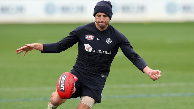 Dale Thomas has been keen to play on with Carlton. Picture: Graham Denholm/Getty Images.