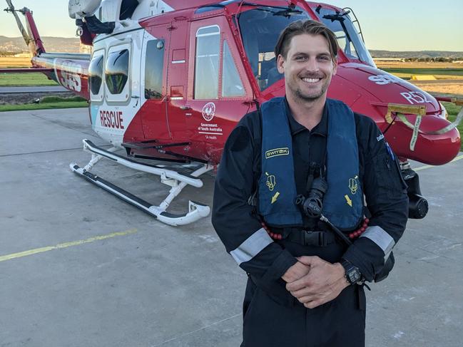 : Australian Helicopters rescue crew officer Dominic Hodalin for Careers page 22.4.23Pic: supplied